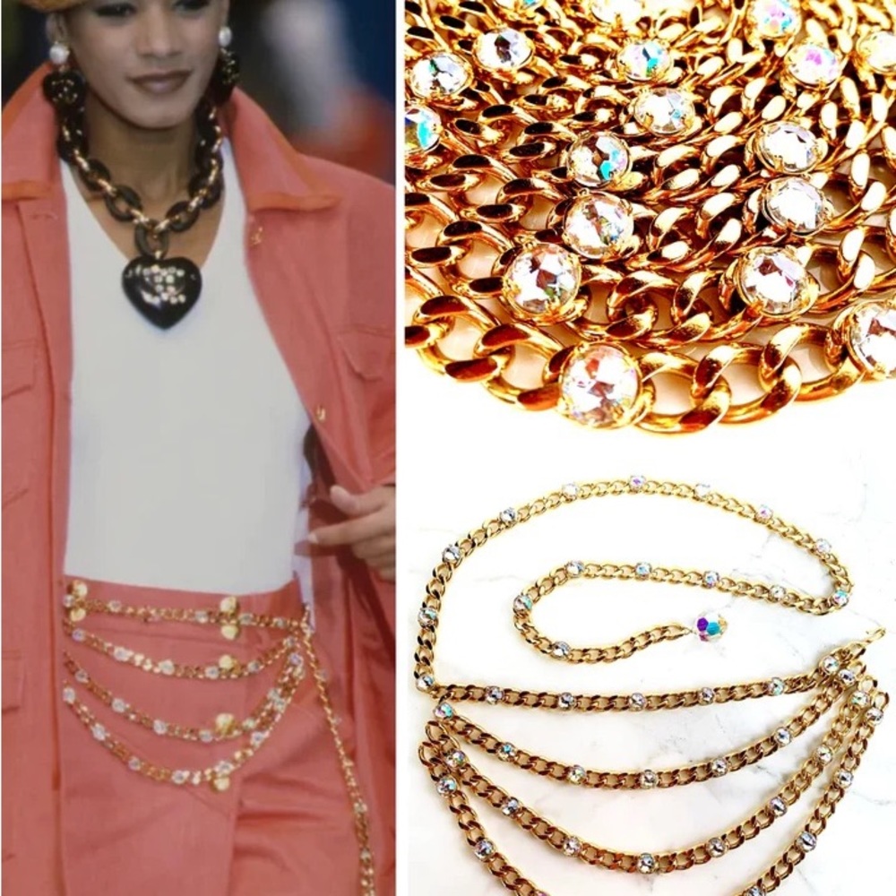 Incredible runway belt from spring 1992 chanel